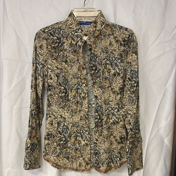 Floral Button Down Shirt - Picture 1 of 4